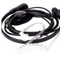 盛卓基 对讲机 喉控伸缩耳机通用K头空气导管耳麦