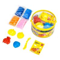 得力6451轻型粘土(蓝)(筒)  2筒装