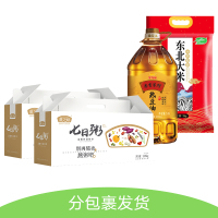 分包裹发货 套餐13(十月稻田东北大米5kg+金龙鱼豆油5L+燕之坊七日粥1.05kg*2)(部分地区不发货))