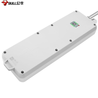 公牛（BULL）新国标插座 插线板/插排/排插/接线板/拖线板 8位总控 全长3米 GN-403