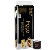 洁柔Face(黑色)180克4层卷纸卫生纸(10卷装) 60卷/箱