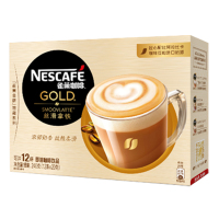 雀巢(Nestle)咖啡 金牌馆藏 丝滑拿铁 速溶 冲调饮品 20gX12条 单位:盒