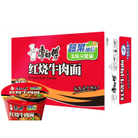 康师傅 方便面桶面一整箱 泡面桶装 1*12桶