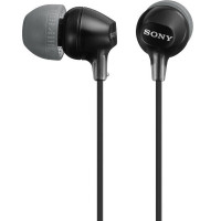 索尼(SONY) MDR-EX250AP 耳机入耳式线控 手机耳机立体声通话耳机运动带耳麦 EX15AP 黑色