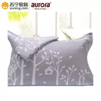 aurora 枕巾 印花纯棉纱布 1条装