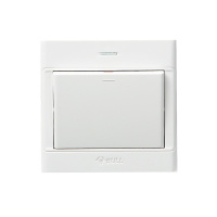 公牛(BULL) G09K111Y明装开关插座 G09系列 一开单控开关 86型插座面板