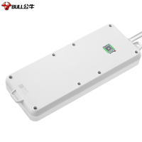 公牛(BULL)新国标插座/插线板/插排/排插/接线板/拖线板 8位总控 全长5米超功率保护 GN-217