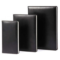 得力(deli)3161高级记事本(黑) 18K(本)