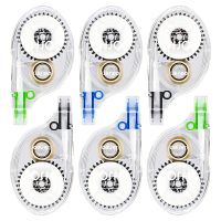 得力8177 学生12m修正带/涂改带/改正带 6个卡装