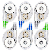 得力8177 学生12m修正带/涂改带/改正带 6个卡装