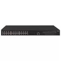 华三(H3C)LS-5500V2-24P-SI 24端口千兆机架网管型企业核心高性能交换机