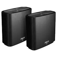 华硕(ASUS)灵耀路由器三频3000M分布式路由器高通四核一键智联 暮光黑 上门安装 wifi