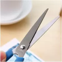 得力0603办公用品剪刀 家用剪纸刀 办公文具剪刀学生裁缝剪纸刀多功能家用锋利耐用