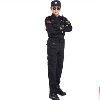 护善企业定制冬装长袖含标贴、腰带,帽子