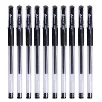 真彩(TRUECOLOR)0.5mm黑色中性笔签字笔水笔 办公 大包装 30支/桶EGP003