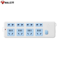 公牛BULL 8位总控无线插座 新国标插座/接线板 GN-403