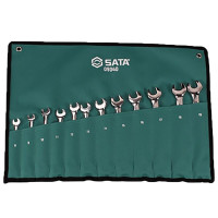 世达(SATA)12件套全抛光两用快扳组套 开口扳手组套 (09040)1套