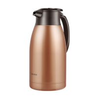 象印(ZO JIRUSHI) 保温壶SH-HA19C 大容量家用304不锈钢真空保温瓶水具真空保温壶 金铜色1.9L