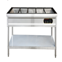 三迪 金通达 售饭台熟食保温餐车 1.8米 五格 -ST