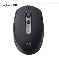 罗技(Logitech)M590 鼠标 无线蓝牙鼠标 办公鼠标 静音鼠标 对称鼠标 石墨黑 带无线2.4G接收器