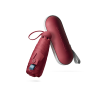 (ZDJ)蕉下 胶囊系列 波普红 五折晴雨伞(计价单位：把