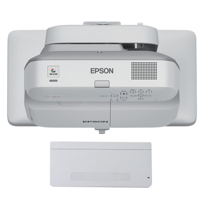爱普生(EPSON) CB-695Wi短焦高清投影仪办公互动教学投影机挂式安装(3500流明 WXGA)