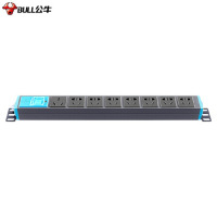 公牛(bull) PDU机柜插座 GNE-108D 16A大功率全长1.8米 8位总控 PDU机柜插座