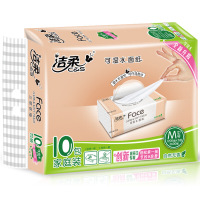 洁柔JR078-02 Face天然无香120抽(10包装)纸面巾*6提