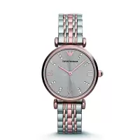 阿玛尼(Emporio Armani)手表钢制表带时尚休闲简约石英女士腕表AR1840