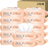 洁柔JS008-01 婴儿口手湿巾(80片装)*12包