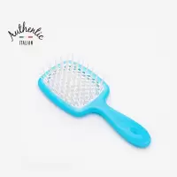 意大利Janeke1830进口头部护理梳蜂窝气垫梳速干湖蓝色美发工具93SP226TSE
