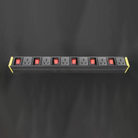 OL 突破PDU机柜插座 6位2.5平方 07N21ES-0547 分控插座/插线板 万用孔 定制款