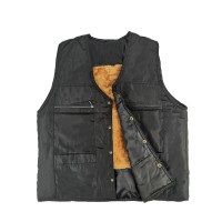 冬季加厚工作马甲 加绒加厚保暖坎肩 户外保暖马甲劳保服 户外保暖背心加厚户外棉马甲 XXXL 25635