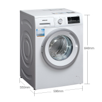 西门子 SIEMENS XQG80-WM12N1600W 8公斤 洗衣机 白色