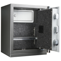 得力(deli) 3644 电子密码保险箱 家用防盗保管箱保险柜 单个装