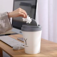 妙洁 吧台桌面创意咖啡杯垃圾桶