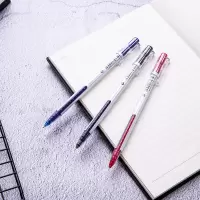 得力 0.5mm全针管学生中性笔 签字笔 水笔 12支/盒 10盒装 A426