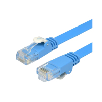 [苏宁自营]酷比客(L-CUBIC) LCLN6SBBU-15M 15米/根 六类千兆扁平网线(根)蓝色