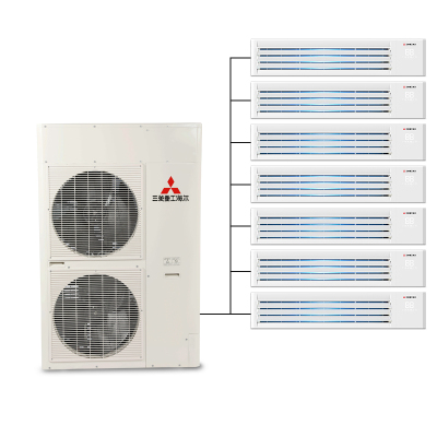 三菱重工海尔8匹一拖七冷暖智能变频 家用中央空调 RFC224TX 多联机 节能健康热除菌