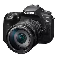 佳能EOS 90D 单反套机 18-200 中端数码单反相机(含配件大礼包)