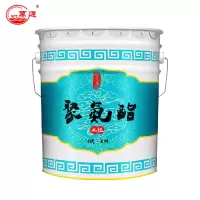 万通 房顶防水补漏材料 平房聚氨酯沥青防水胶屋顶外墙裂缝楼顶防水涂料 水性环保耐候型15KG