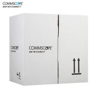 康普 安普网联 原装超五类网线(0.51±0.02mm)非屏蔽网线箱线 白箱 外径5.1mm 305米 6-219507