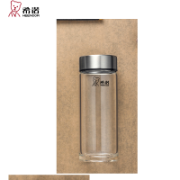 【苏宁自营】希诺(HEENOOR) XN-6015 单层玻璃杯 250ml(个)黑色