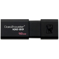 金士顿 塑料U盘 16G USB3.0 黑色