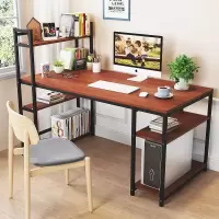 写字桌带书架简易桌子 书桌+书架+主机架 140*60书桌单个装
