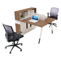 质凡职员办公桌桌椅组合简约现代双人位