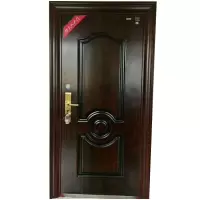 防盗门压花单门钢制指纹密码锁安全门入户门进户门可定制