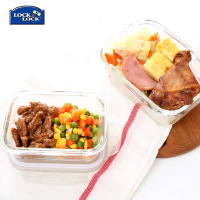 乐扣乐扣耐热玻璃保鲜盒两件套LLG214S904