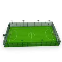 万德WD-20025321 中小学笼式足球运动场 体育场运动场 组装式