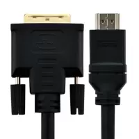 (HD)酷比客(L-CUBIC) LCCPDVI2HDMI-2M 2米 DVI转HDMI 转接线 (单位:个) 黑色